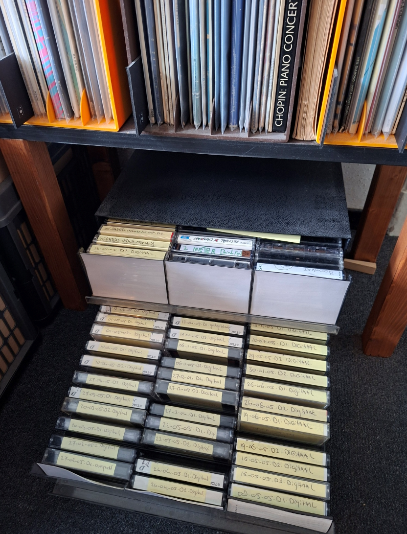 De originele cassettebandjes
